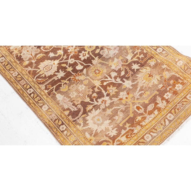 Indian One-of-a-kind Vintage Indian Amritsar Narrow & Long Handmade Wool Runner For Sale - Image 3 of 8