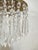 Rustic European Vintage Brass Upside Down Layered Cake Chandelier For Sale - Image 3 of 9