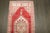 Mid 20th Century Vintage Red Pink Turkish Anatolian Small Rug - 2'3" x 4'9" For Sale - Image 5 of 6