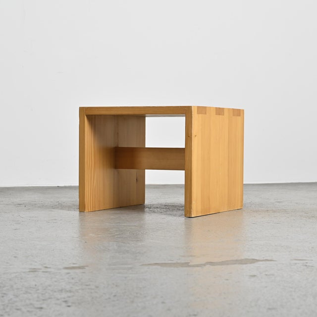 1970s Pine Side Table, Les Arcs, France, 1970 For Sale - Image 5 of 11