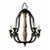 French 1990s Dennis & Leen Louis XIV Wrought Iron Chandelier For Sale - Image 3 of 4