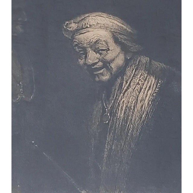 Early 20th Century Rembrandt Self Portrait Engraving For Sale - Image 5 of 8