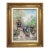 Mid 20th Century French Parisian Scene Framed Oil Painting by J. Gaston For Sale