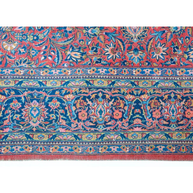 Early 20th Century Persian Kashan Rug For Sale In Chicago - Image 6 of 11