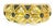 Elegant Le Vian 18K yellow gold band featuring 15 sapphires 1.1CT and 24 diamonds 0.2 CT a luxurious designer mosaic ring....