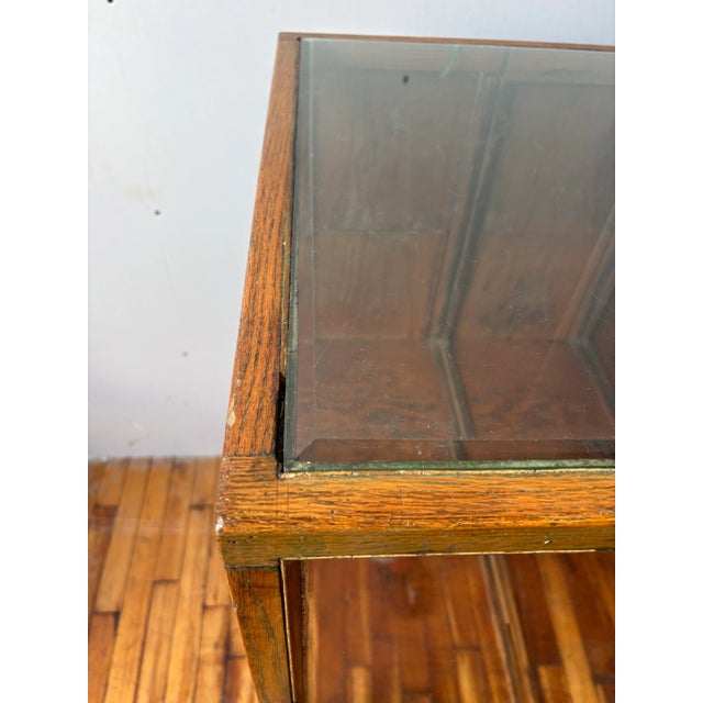 Vintage General Store Counter Display With Rear-Access Drawers For Sale - Image 9 of 12