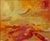 Contemporary Abstract Expressionism using Red, Orange, Yellow & Gold by Contemporary Artist 2025 For Sale - Image 3 of 12