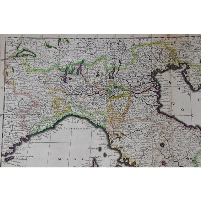 17th Century Dutch Map of Italy, Sicily, Sardinia, Corsica and Dalmatian Coast, 1690 For Sale In San Francisco - Image 6 of 9