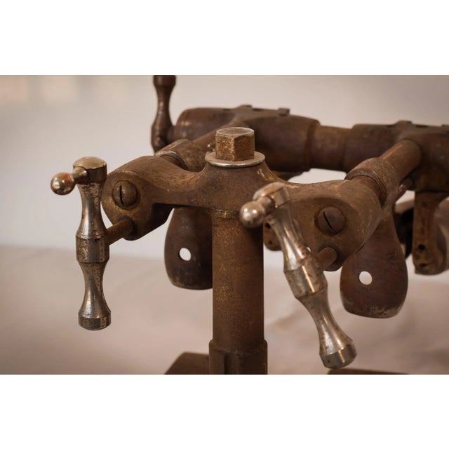 Brown Early 20th Century Cobblers Double Shoe Stretcher Machine For Sale - Image 8 of 10