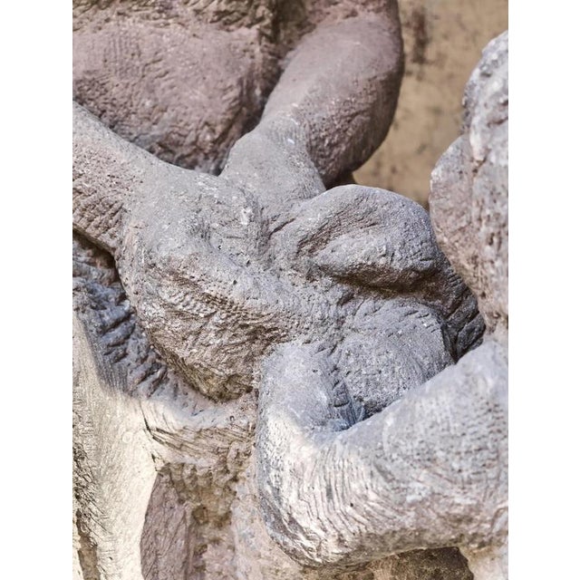 Liberec Artist, Mother with Child, 1930s, Sandstone For Sale - Image 11 of 18