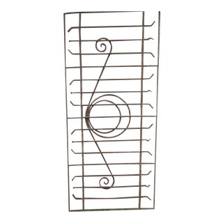 Antique Victorian Iron Gate or Garden Fence Element For Sale