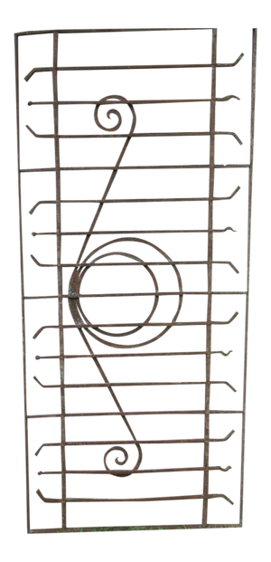 Antique Victorian Iron Gate or Garden Fence Element