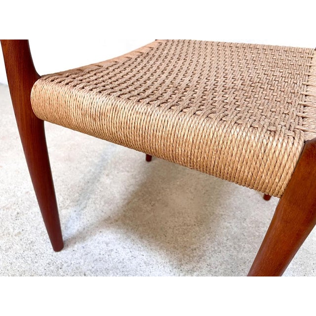 Danish Teak Dining Chairs Model No. 83 by Niels O. Møller for J.L. Møllers Møbelfabrik, 1970s, Set of 4 For Sale - Image 18 of 18