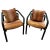 This rare pair of Rubber Chairs designed by Brian Kane for Metropolitan Furniture and produced by Steelcase in 1987...