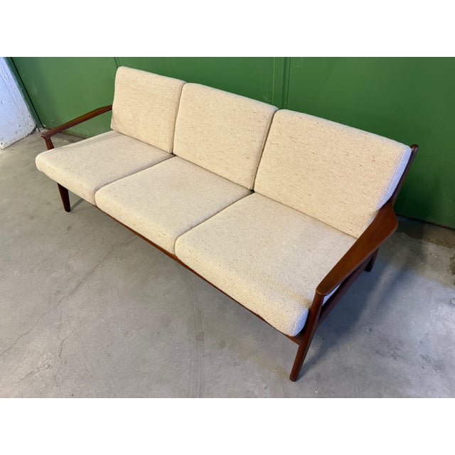 Teak Three-Seater Sofa by Arne Vodder for Vamo Sonderborg, 1960s For Sale - Image 9 of 9