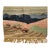 Vintage Hand Woven African Tapestry Depicting Village and Mountain Landscape For Sale