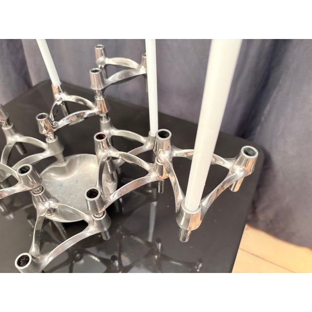 Modular Candlesticks by Stoffi & Nagel for BMF, Germany, 1960s, Set of 11 For Sale - Image 10 of 12