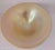 Steuben Aureen Bowl with separate art glass base. Together, the height is about 5". Separate, the base is approximately 5"...