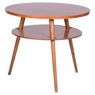 Mid-Century Modern Coffee Table in Walnut and Beech, 1950s For Sale