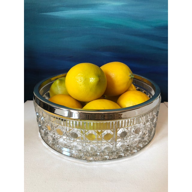 English CutGlass Trifle Bowl Chairish