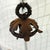 Black Iron Chandelier with Vintage Chains For Sale - Image 8 of 10