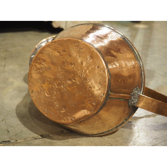 18th Century Hand Formed French Copper Arrosoir Water Pitcher For Sale - Image 15 of 17