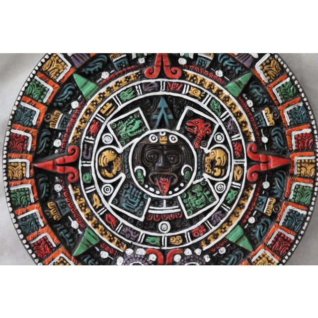 Aztec calendar wall decor Mexica calendar Aztec sun stone Mexico Maya Mayan calendar Aztec wall art Piedra Del Sol...