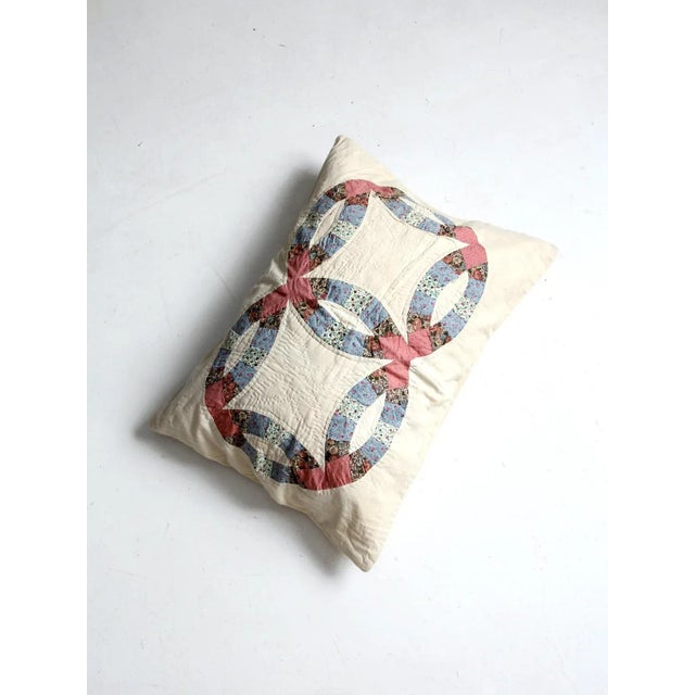 Farmhouse Vintage Quilt Pillow Sham Case For Sale - Image 3 of 10
