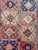 Beautiful Turkish rug with nice decorative design and beautiful colors with red, yellow, blue, orange and pink, entirely...