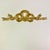 Metal Mid-Century Hollywood Regency Chippendale Boho Chic Brass Bow Decorative Wall Pediment For Sale - Image 7 of 11