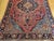 Vintage Persian Sarouk Area Rug, Handwoven Floral Design, Red & Turquoise, 4’ X 5’ For Sale - Image 11 of 12