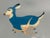 This is an original painting of a blue deer by famed Navajo/Dine artist, Beatien Yazz. The painting features a blue deer...
