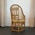 1970s Boho Chic Brighton Pavilion Style Rattan & Bamboo Armchair For Sale - Image 5 of 8