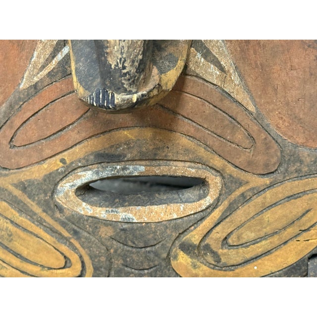 Late 19th Century Papua New Guinea Sepik River Masks, Set of Two For Sale - Image 5 of 12