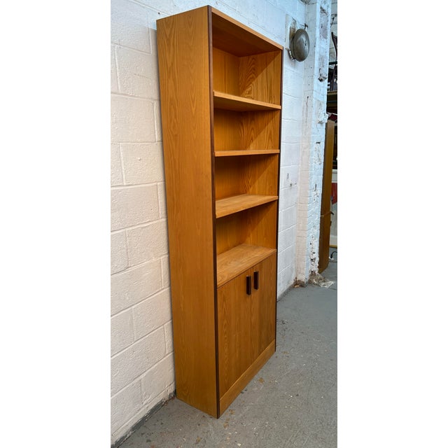 Mid 20th Century Mid-Century Modern Style Bookcase W/ Storage For Sale - Image 5 of 7