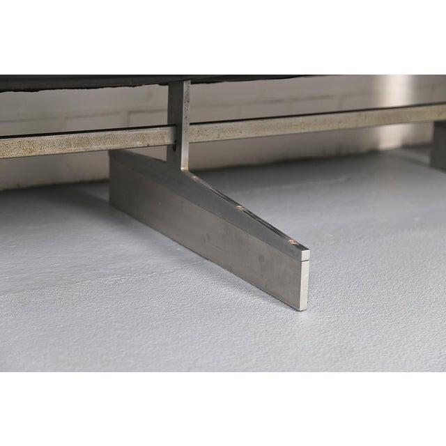 Vintage Leather Sofa and Bo-561 Chair by Preben Fabricius & Jørgen Kastholm, 1960s, Set of 2 For Sale - Image 11 of 18