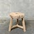Stool Made from Vintage Elm Wood For Sale - Image 9 of 9