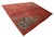 1920s 9'x12 Vintage Chinese Art Deco Rug | Terra-Cotta Red Wool Rug For Sale - Image 5 of 9