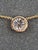 Metal 1.12 Ct Diamond Bezel Necklace For Sale - Image 7 of 8