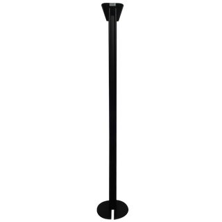 Vintage Italian Black Metal Floor Lamp by Lami Progretti, 1980 For Sale