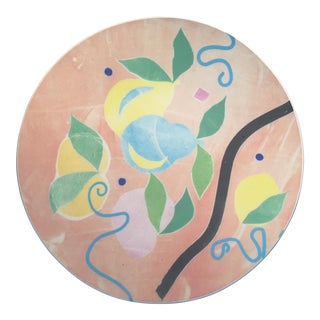 Contemporary Porcelain Pedestal Cake Stand For Sale