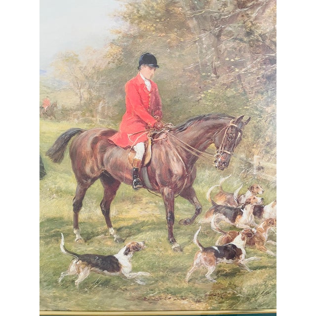 Heywood Hardy English Fox Hunt Print Chairish