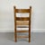 1940s Vintage French Decorative Wood Chairs, 1940, Set of 2 For Sale - Image 5 of 16