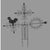 Folk Art Mid 20th Century Primitive Country Folk Art Twisted Metal Directional Weathervane with Figural Chicken For Sale - Image 3 of 12