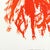 The Orange Cloth 3 - Abstract Flowy Minimalist Figurative Ink Painting on Paper by Bettina Mauel For Sale - Image 4 of 7
