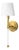 Regina Andrew Auburn Crystal Sconce, Gold For Sale