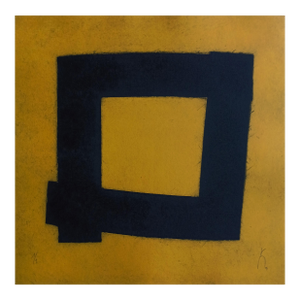Contemporary Abstract Engravings Printed on BFK Rives Paper "Xxv 82 363" by Pierre Muckensturm