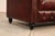 Chesterfield Style Oxford Red Leather Sofa For Sale - Image 11 of 17
