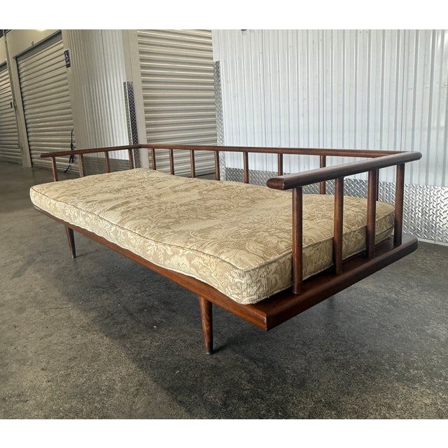 Mid-Century Modern 1950s Mid Century Modern Modernage Spindle Back Sofa For Sale - Image 3 of 15