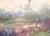 Impressionist Mid-Century Impressionist Garden Landscape Oil Painting Signed Marion Rice For Sale - Image 3 of 12